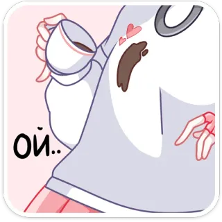 Мауси в кофте (@TgSticker) telegram stickers