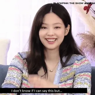 🍬 BLACKPINK: The Show BLACKPINK: THE SHOW ANNOU
I don't know if I can say this but... blackpink, kpop, เพลง, โชว์, บันเทิง, เจนนี่ telegram sticker