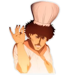 🥘 chef, salt, cooking, meme, food telegram sticker