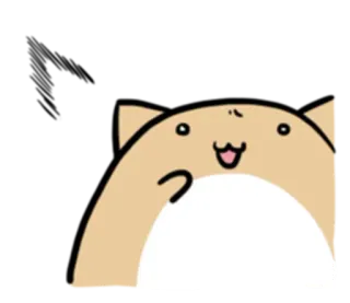 ❕ chat, kawaii, mignon, animal, autocollant whatsapp sticker
