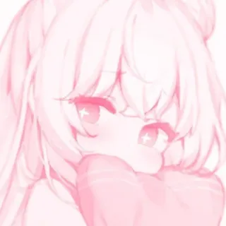 🍓 Anime, Manga, Carino, Rosa, Kawaii, Ragazza, Cartone animato whatsapp sticker