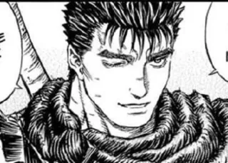 🖤 Guts Berserk manga, anime, swordsman, warrior, character whatsapp sticker