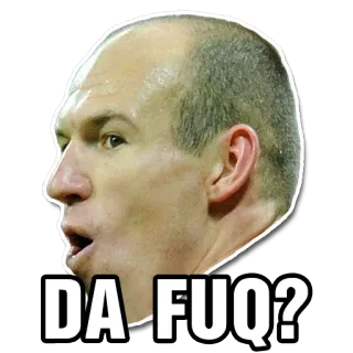 😅 DA FUQ? мем, обидный, смешной telegram sticker