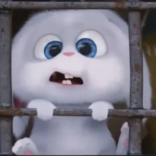 🐇 Snowball The Secret Life of Pets bunny, rabbit, cartoon, animal, cute telegram sticker