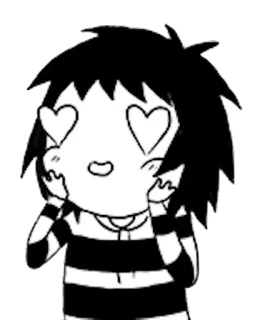 😍 Kartun, Cinta, Hati, Lucu, Anime, Karakter telegram sticker