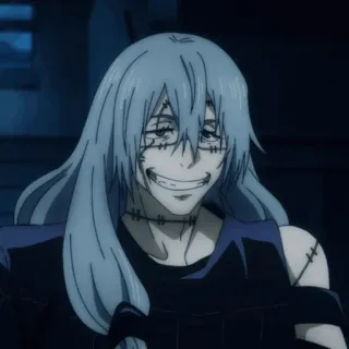🩸 Mahito Jujutsu Kaisen Anime, Manga, Mahito, Jujutsu Kaisen, Bösewicht, Fluchgeist telegram sticker