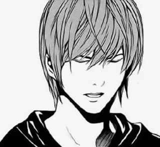 ✖️ Light Yagami Death Note Light Yagami, Death Note, Anime, Manga, Personaggio, Antieroe telegram sticker