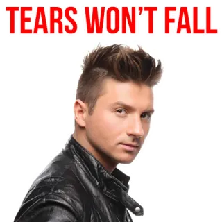 😉 TEARS WON'T FALL lacrime, autunno, emo, triste, musica, canzone telegram sticker