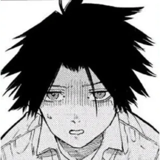😰 Asa Mitaka Chainsaw Man Manga, Anime, Chainsaw Man, Asa Mitaka telegram sticker
