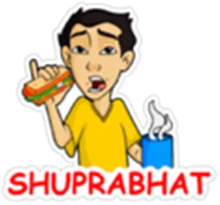 😭 SHUPRABHAT telegram sticker