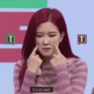 🍟 It's so sad. เศร้า, ผู้หญิง, เสียใจ, ร้องไห้, อารมณ์, น้ำตา whatsapp sticker