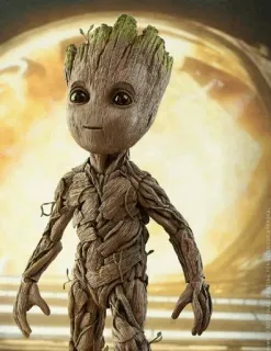 🌴 Groot Guardians of the Galaxy Groot, cây, Marvel, nhân vật, phim telegram sticker