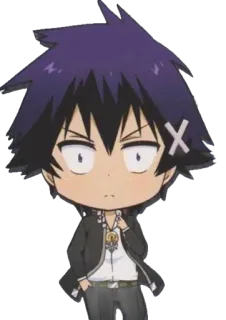 😳 Anime, Chibi, Charakter, Manga, Cartoon whatsapp sticker