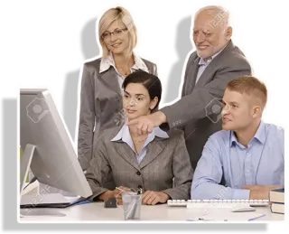 😂 Бизнес, Офис, Команда, Компьютер, Встреча telegram sticker