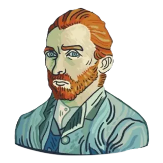 Van Gogh by @the_phantom_operator whatsapp stickers