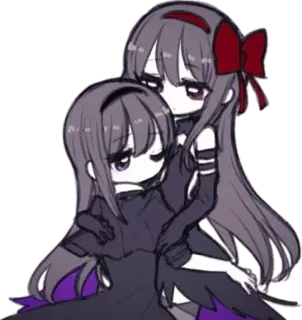 👯 Anime, Fofo, Garotas, Desenho animado, Kawaii telegram sticker