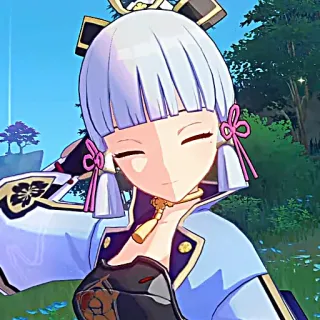 ❄️ Ayaka Genshin Impact Ayaka, Genshin Impact, Anime, Karakter, Video game telegram sticker