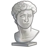 🎁 statue, buste, classique, art, sculpture whatsapp sticker