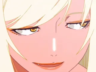 🤍 Shinobu Oshino Monogatari Аниме, Вампир, Девушка, Манга, Monogatari, Shinobu Oshino whatsapp sticker