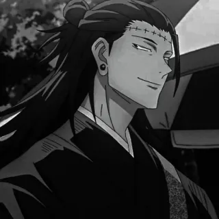 🚬 Suguru Geto Jujutsu Kaisen Anime, Manga, Suguru Geto, Jujutsu Kaisen, Vilain, Utilisateur d'esprit maudit telegram sticker