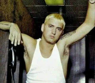 🖤 Eminem Eminem, Rapper, Musik, Promi, Porträt telegram sticker