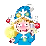 Snowflake @TgEmojis telegram emojis 🥂