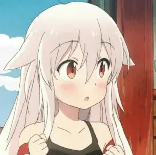 ⚠️ anime, girl, cute, manga, character telegram sticker