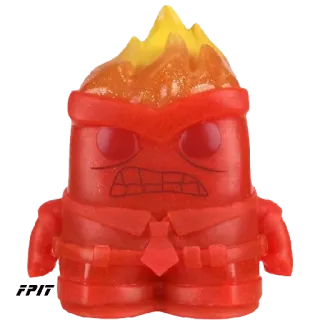 😡 Anger Inside Out Anger, Inside Out, Disney, Pixar, Cartoon, Emotion, Character telegram sticker