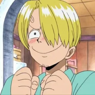 😊 Sanji One Piece Anime, Manga, One Piece, Sanji, Charakter telegram sticker