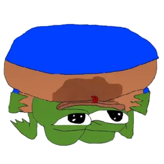 😛 Pepe the Frog pepe, ếch, meme trên mạng, meme, hoạt hình telegram sticker