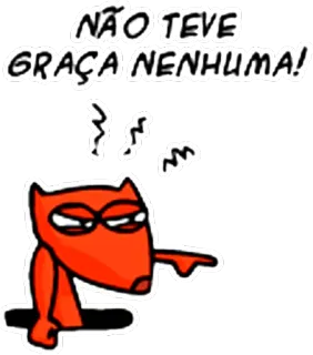 😤 NÃO TEVE GRAÇA NENHUMA! Dessin animé, Animal, Renard, Colère, Expression telegram sticker