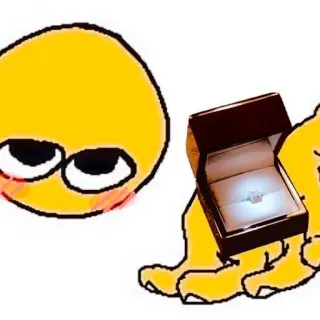🦦 Emoji, Bague, Demande en mariage, Mariage, Amour, Fiançailles telegram sticker