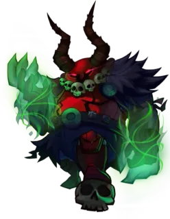 😋 demone, guerriero, teschio, fantasy, mostro telegram sticker