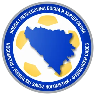 🇧🇦 BOSNA I HERCEGOVINA / БОСНА И ХЕРЦЕГОВИНА / NOGOMETNI / FUDBALSKI SAVEZ НОГОМЕТНИ / ФУДБАЛСКИ САВЕЗ Bosnia and Herzegovina, Football, Soccer, Sports, Federation, Balkan, Emblem, Map telegram sticker