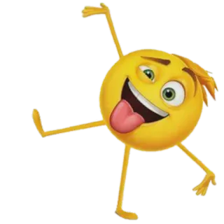 😜 эмодзи, смешные, мультик, язык telegram sticker
