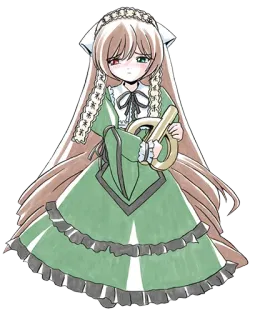 🗝 Anime, Cô gái, Chìa khóa, Váy, Kawaii, Manga telegram sticker