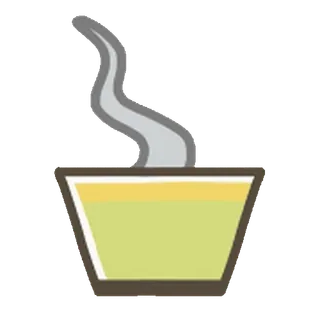 🫥 soup, bowl, food, hot, steam, cooking whatsapp sticker