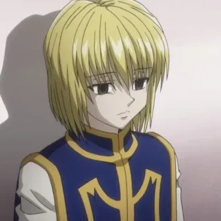 🕷️ Kurapika Hunter x Hunter anime, manga, kurapika, hunter x hunter, hxh, character telegram sticker