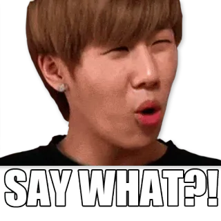 😮 SAY WHAT?! 밈, 혼란, 충격, 뭐라고?, 표정 telegram sticker