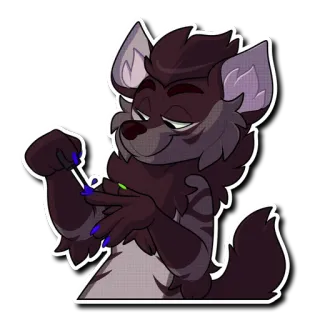 💅 Haida Aggretsuko telegram sticker