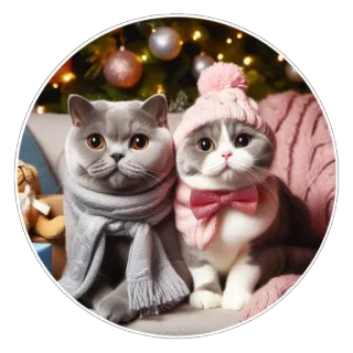 Зима ❄️ by @macvibe whatsapp stickers