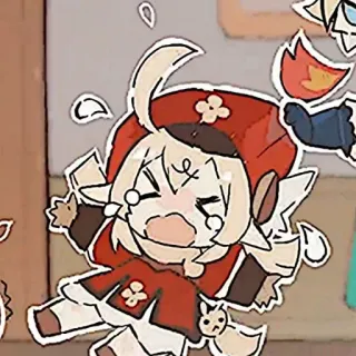 🦋 Klee Genshin Impact เคล, เก็นชิน อิมแพ็ค, อนิเมะ, เกม, น่ารัก, ตัวละคร, สติกเกอร์ telegram sticker