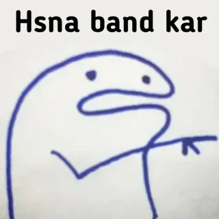 🎭 Hsna band kar telegram sticker