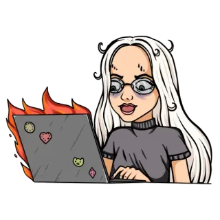 Freelancer (@alisa_apk) whatsapp stickers