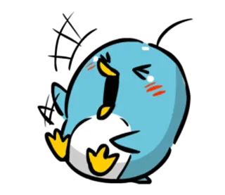 😂 Cartoon, Pinguin, Weinend, Süß, Traurig, Emotion telegram sticker
