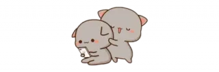 💞 น่ารัก, คาวาอิ, การ์ตูน, เพื่อน, น่าเอ็นดู telegram sticker