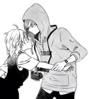 ♥️ candle cutter Anime, Pareja, Sudadera con capucha, Manga, Amor telegram sticker