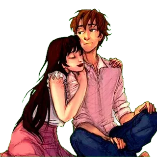 🖤 amour, couple, romance, relation, affection, câlin, câliner telegram sticker