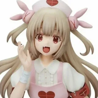 😀 Anime, Enfermeira, Vampiro, Fofo, Kawaii, Mangá, Figura, Desenho animado whatsapp sticker
