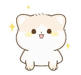 ✨ кот, котёнок, милый, каваий, животное, питомец, мультик whatsapp sticker